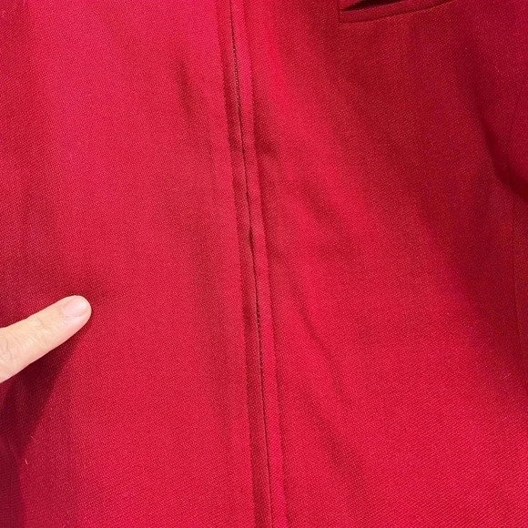 J.MCLAUGHLIN VINTAGE Red Blazer Made in USA Size 10 - Picture 6 of 10